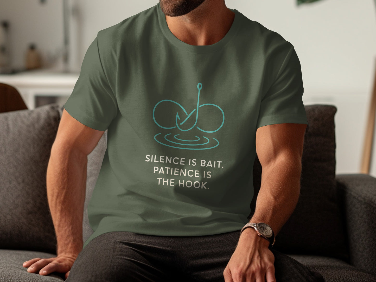 Silence Is Bait Patience Is The Hook T-Shirt product