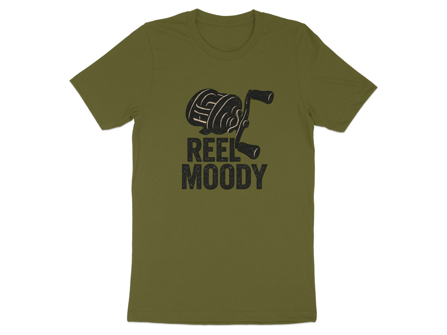 Reel Moody Fishing Reel Graphic T-Shirt product type