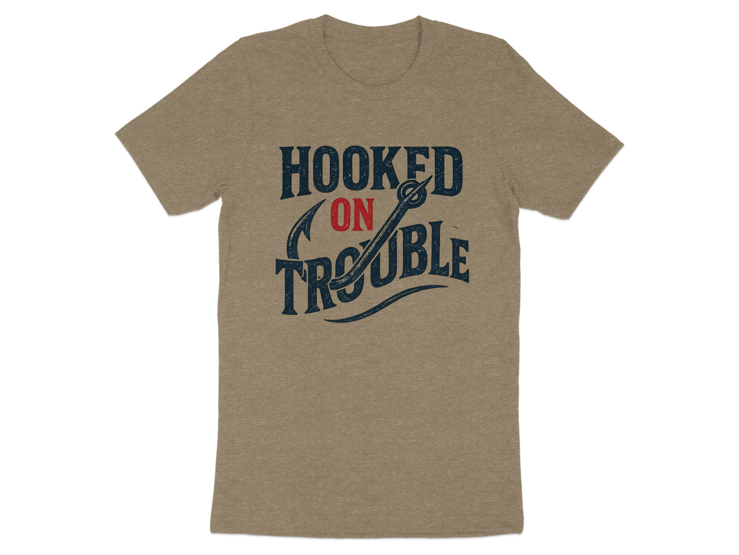 Hooked on Trouble Graphic Tee Shirt product type