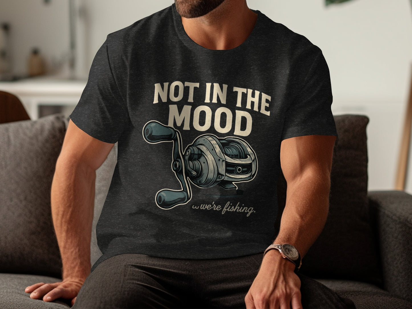 Not In The Mood We're Fishing Graphic Tee product type