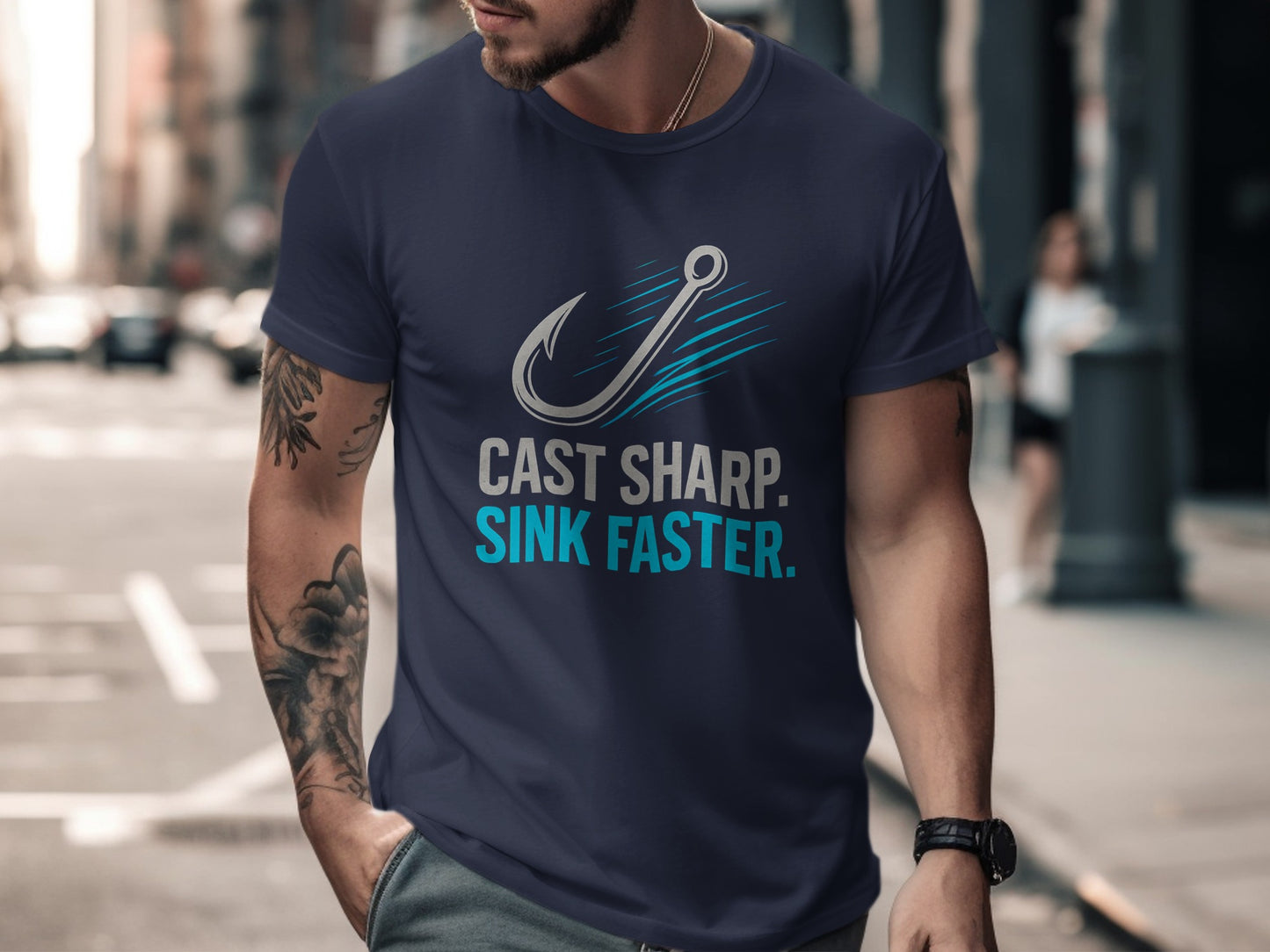 Cast Sharp Sink Faster Graphic Design T-shirt product