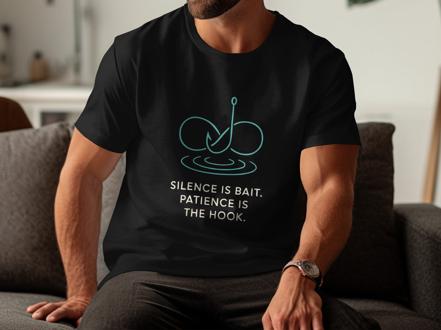Silence Is Bait Patience Is The Hook T-shirt product