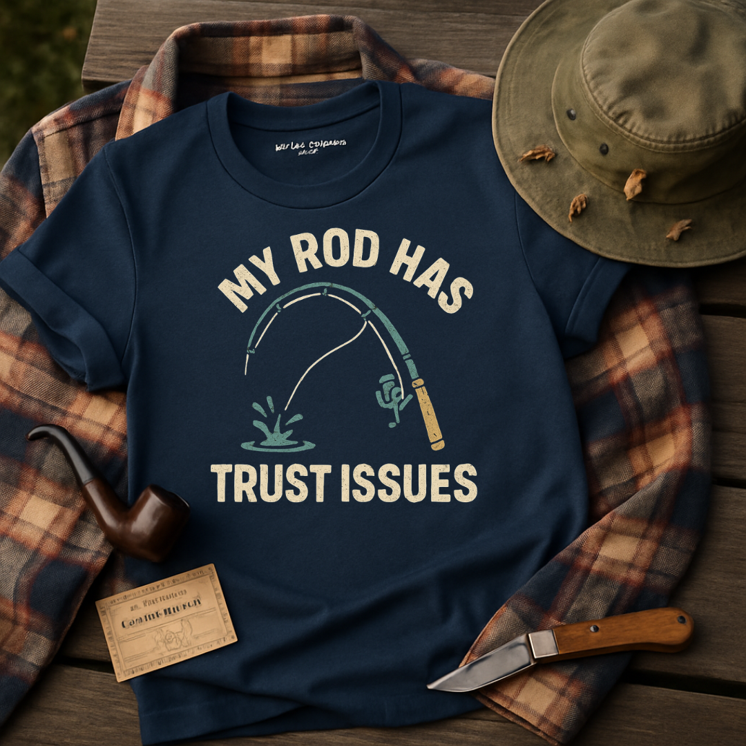 My Rod Has Trust Issues Graphic T-shirt product type
