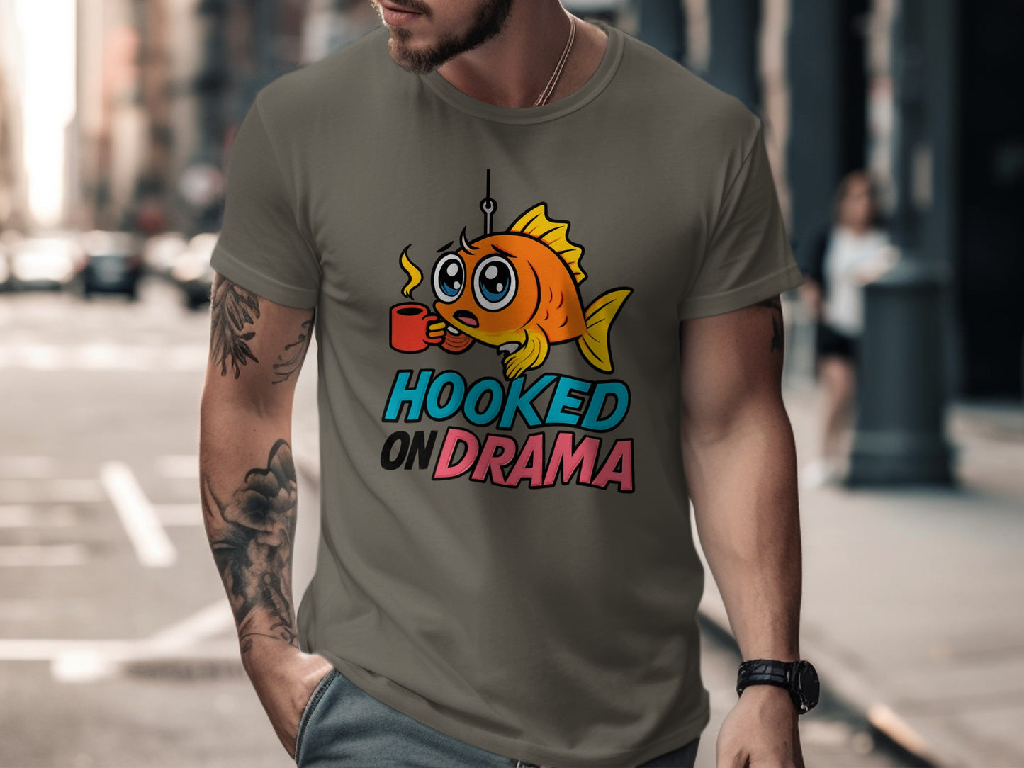 Hooked on Drama Graphic Tee product