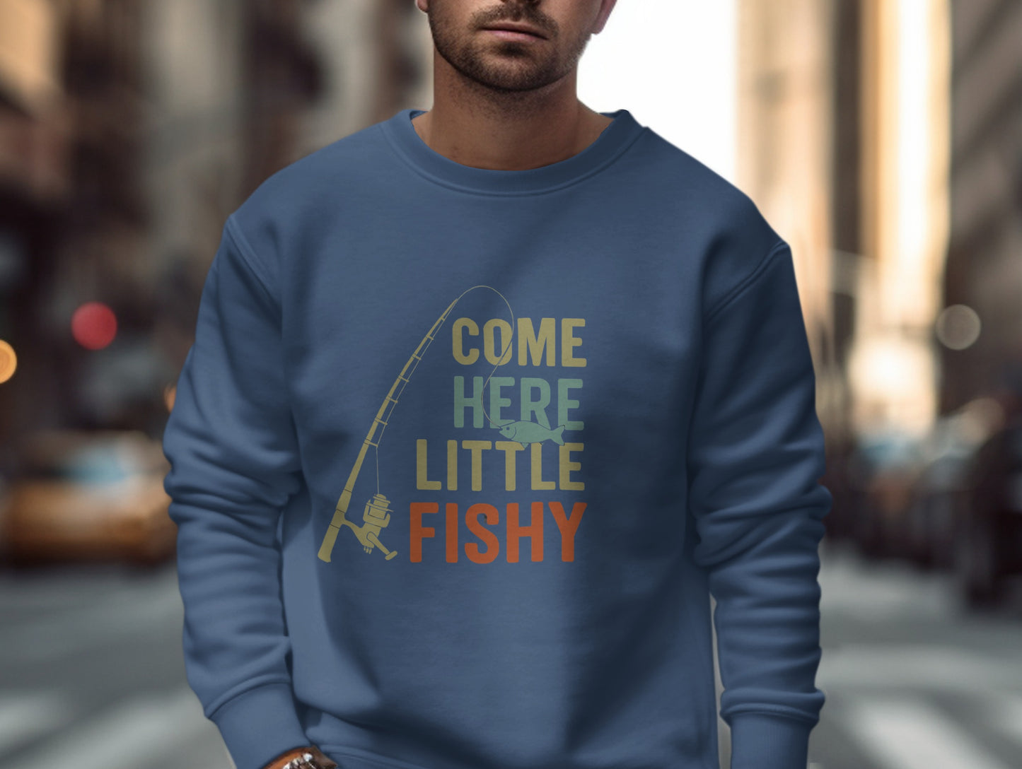 Come Here Little Fishy Fishing Sweatshirt product