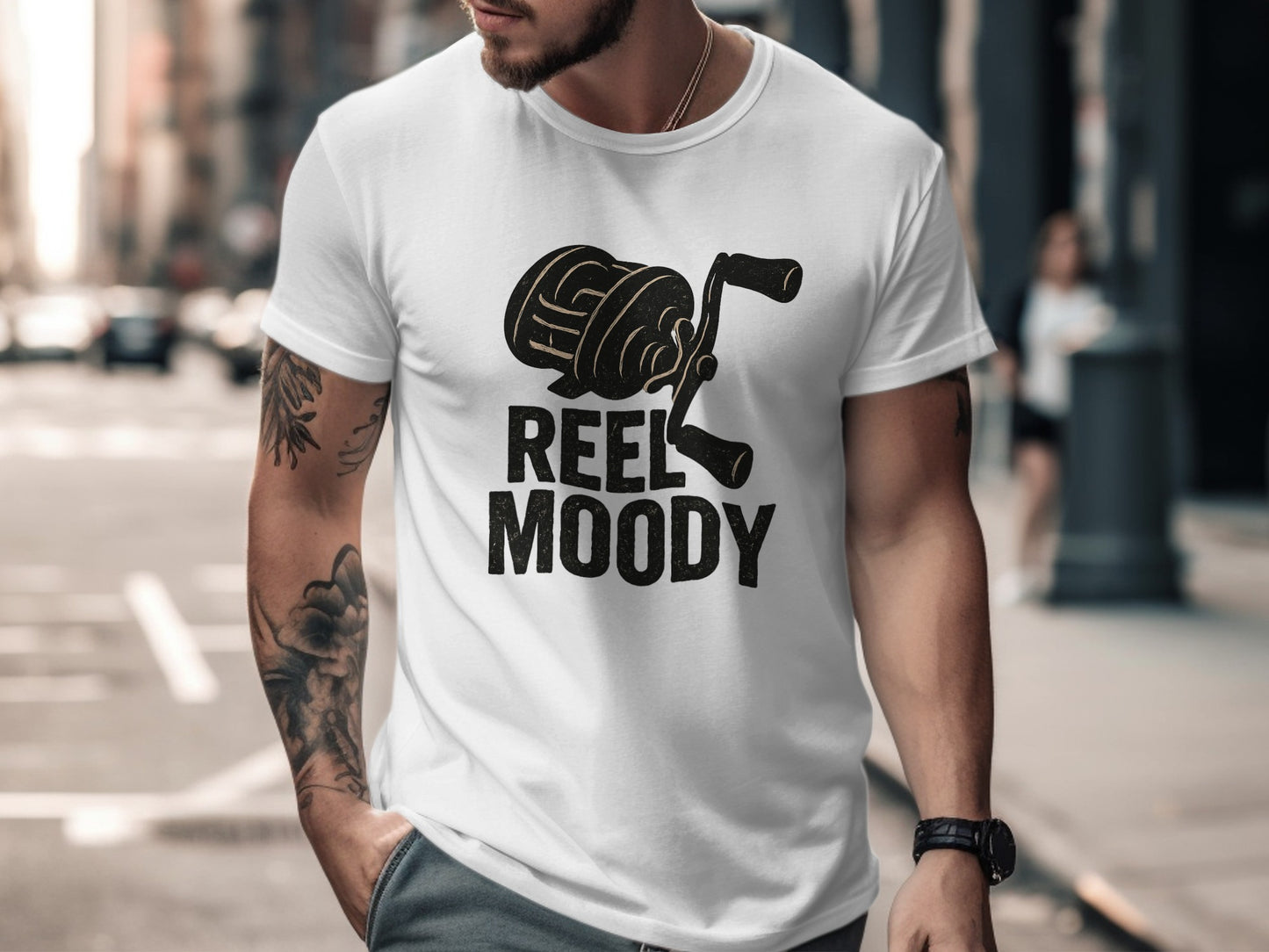 Reel Moody Graphic Tee Funny Unique T-shirt product