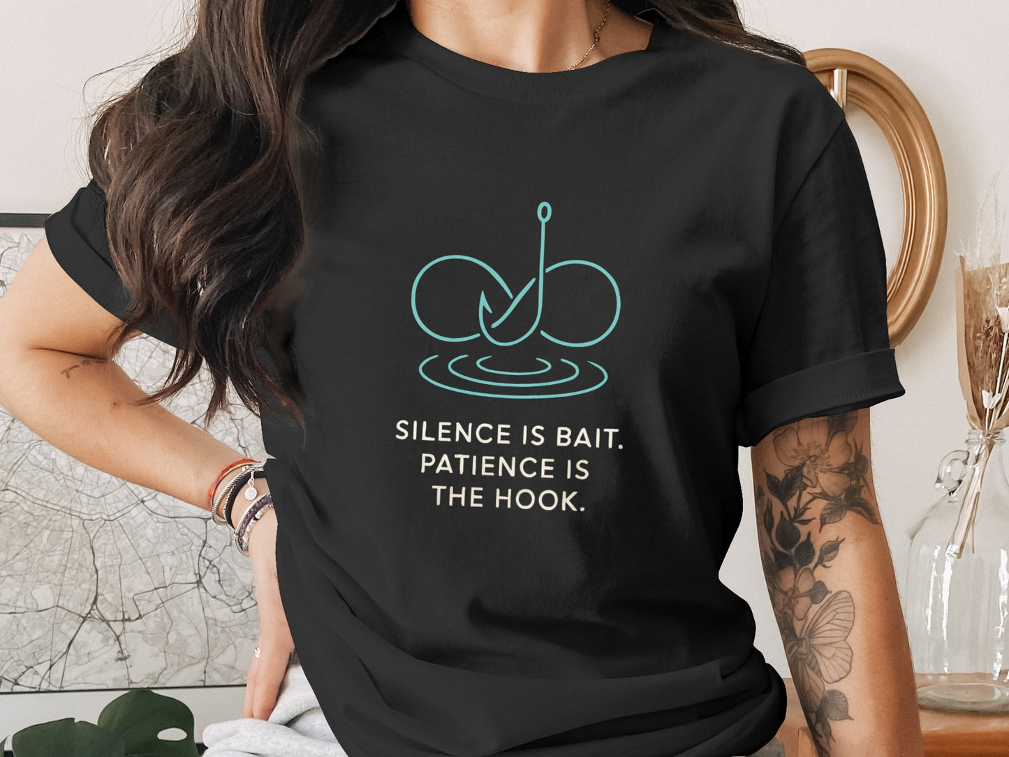 Silence Is Bait Patience Is The Hook product type