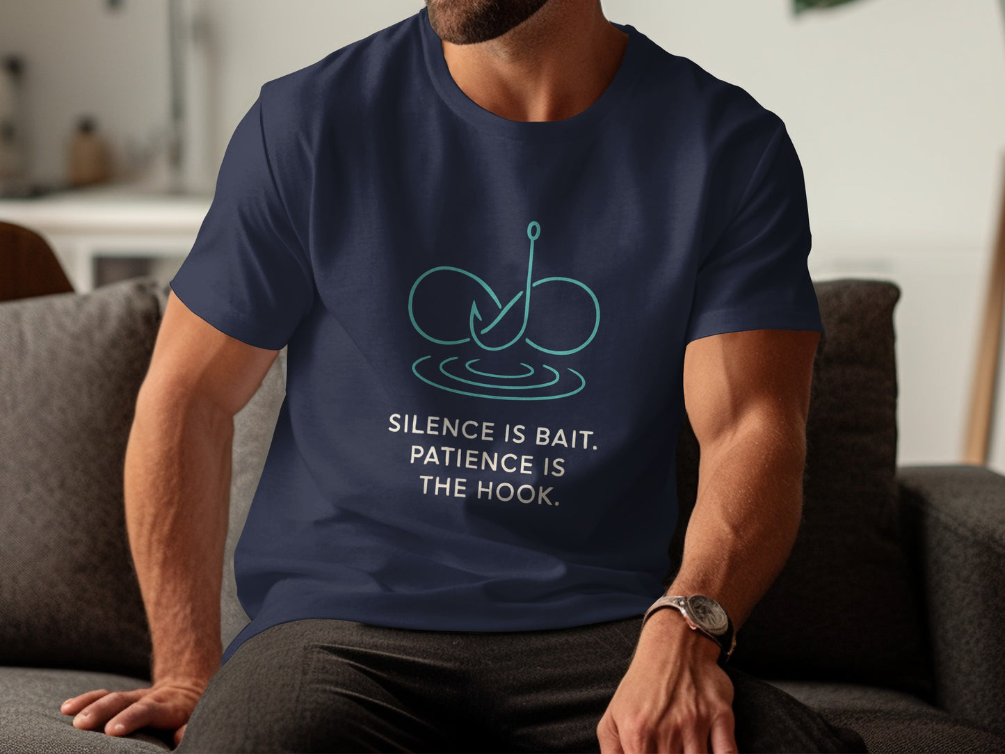 Silence is Bait Patience is the Hook T-Shirt product
