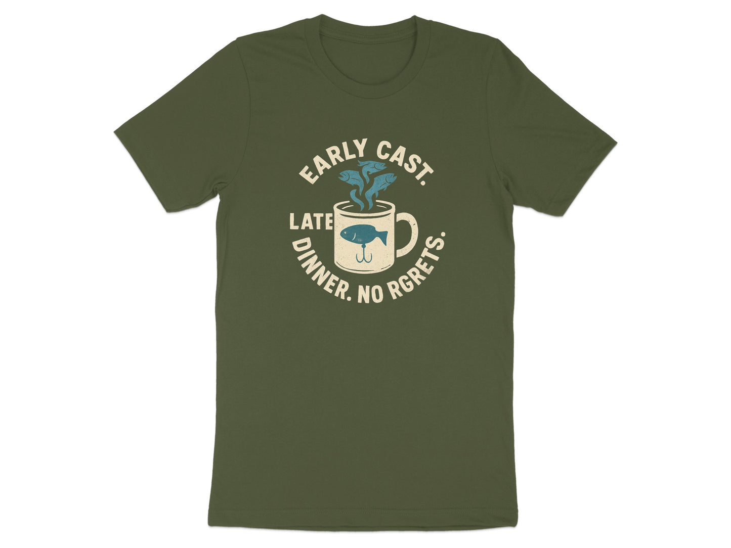 Early Cast Late Dinner No Regrets T-shirt product type
