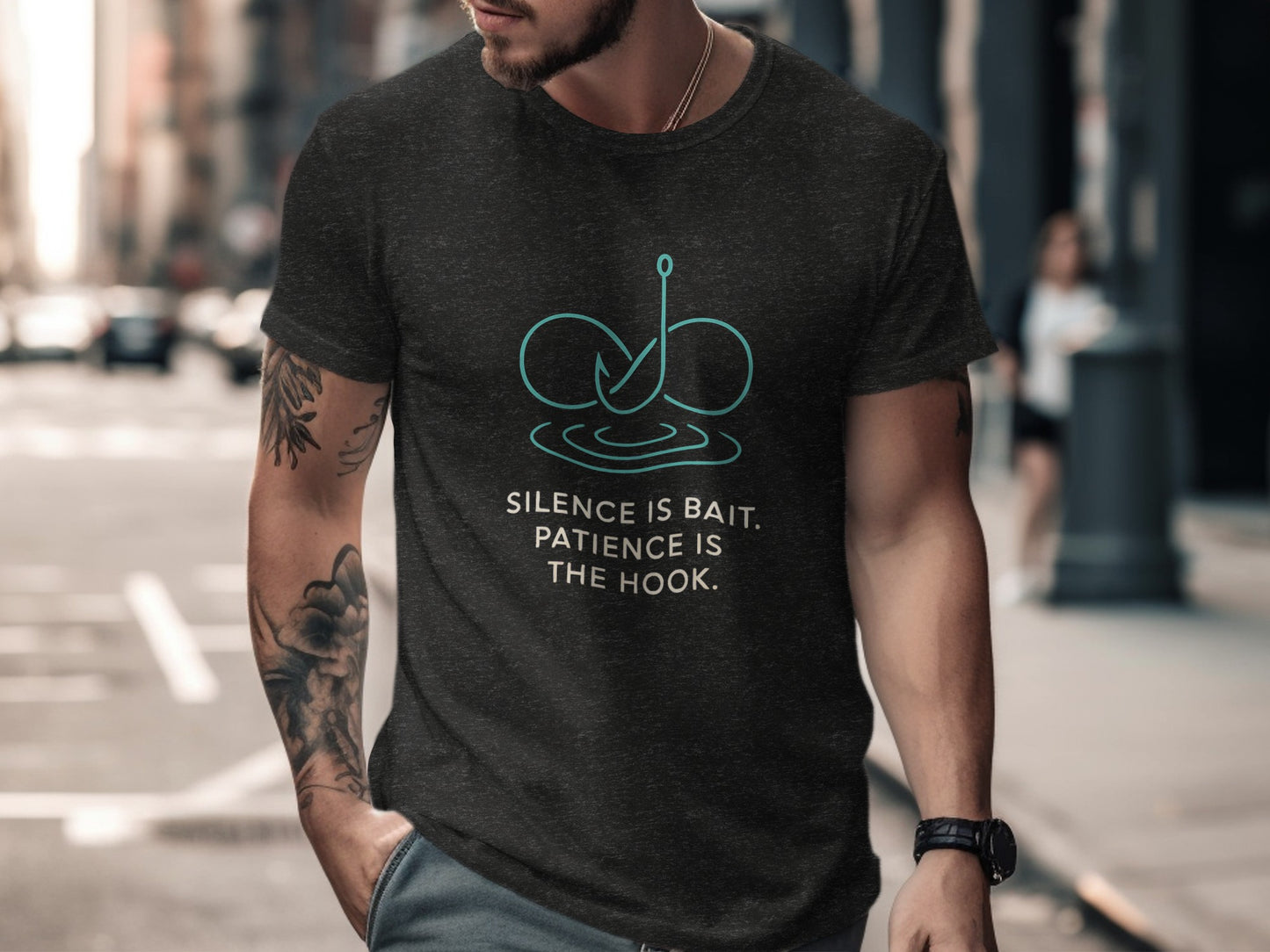 Silence is Bait Patience is the Hook T-shirt product
