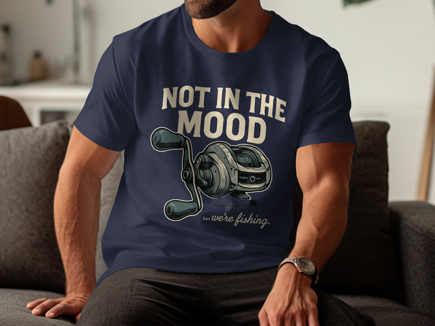 Not in the Mood We're Fishing Graphic T-Shirt product type