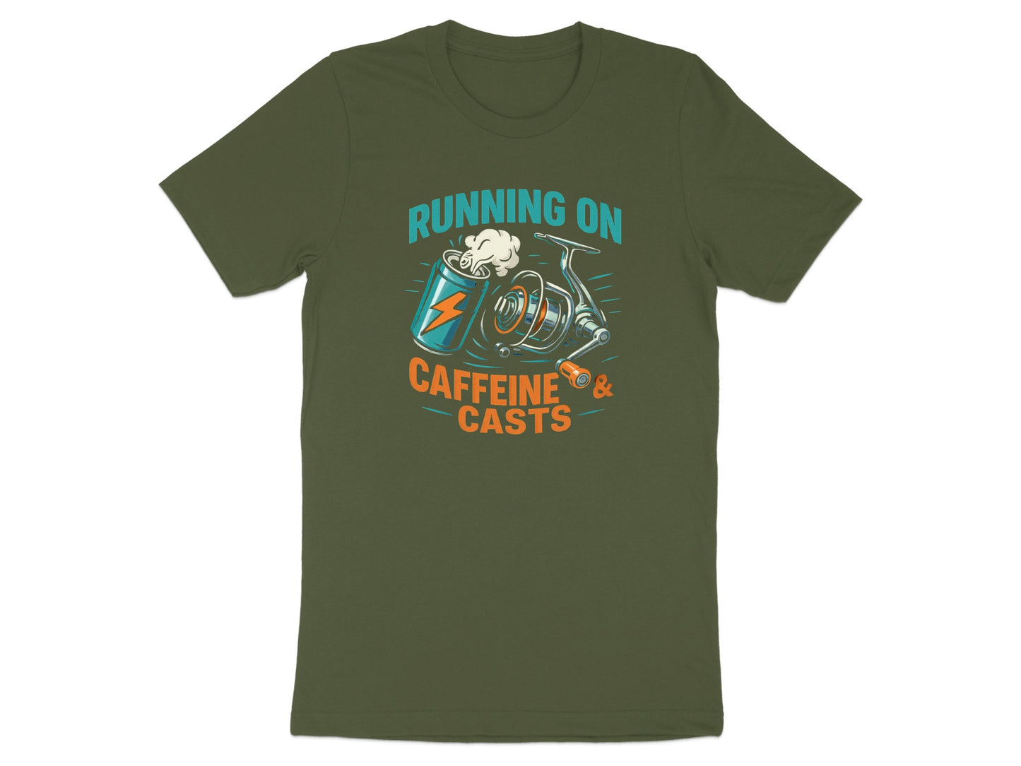 Running On Caffeine and Casts Graphic T-Shirt product