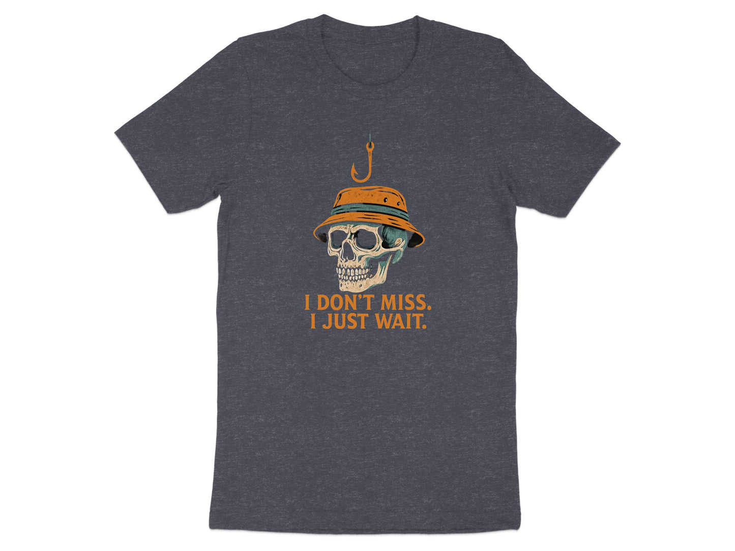 Fisherman Skull Graphic T-Shirt Unique Apparel Product