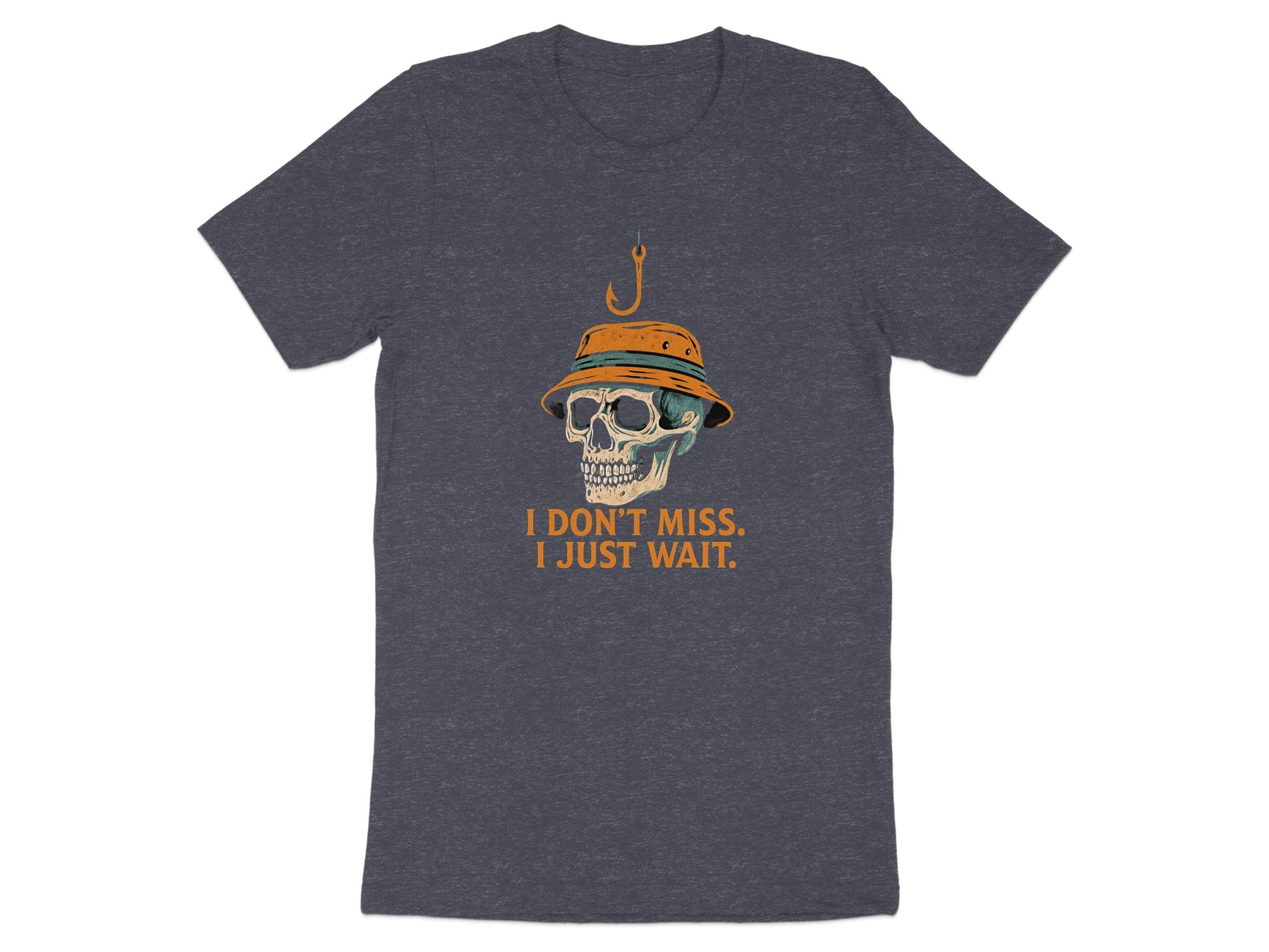 Fisherman Skull Graphic T-Shirt Unique Apparel Product
