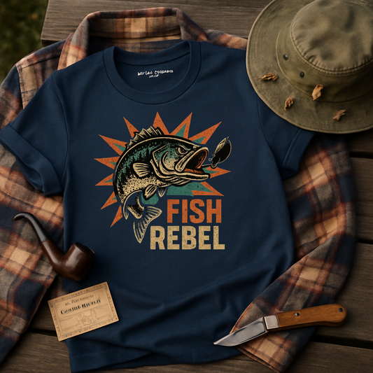 Fish Rebel Design on Comfortable T-Shirt product