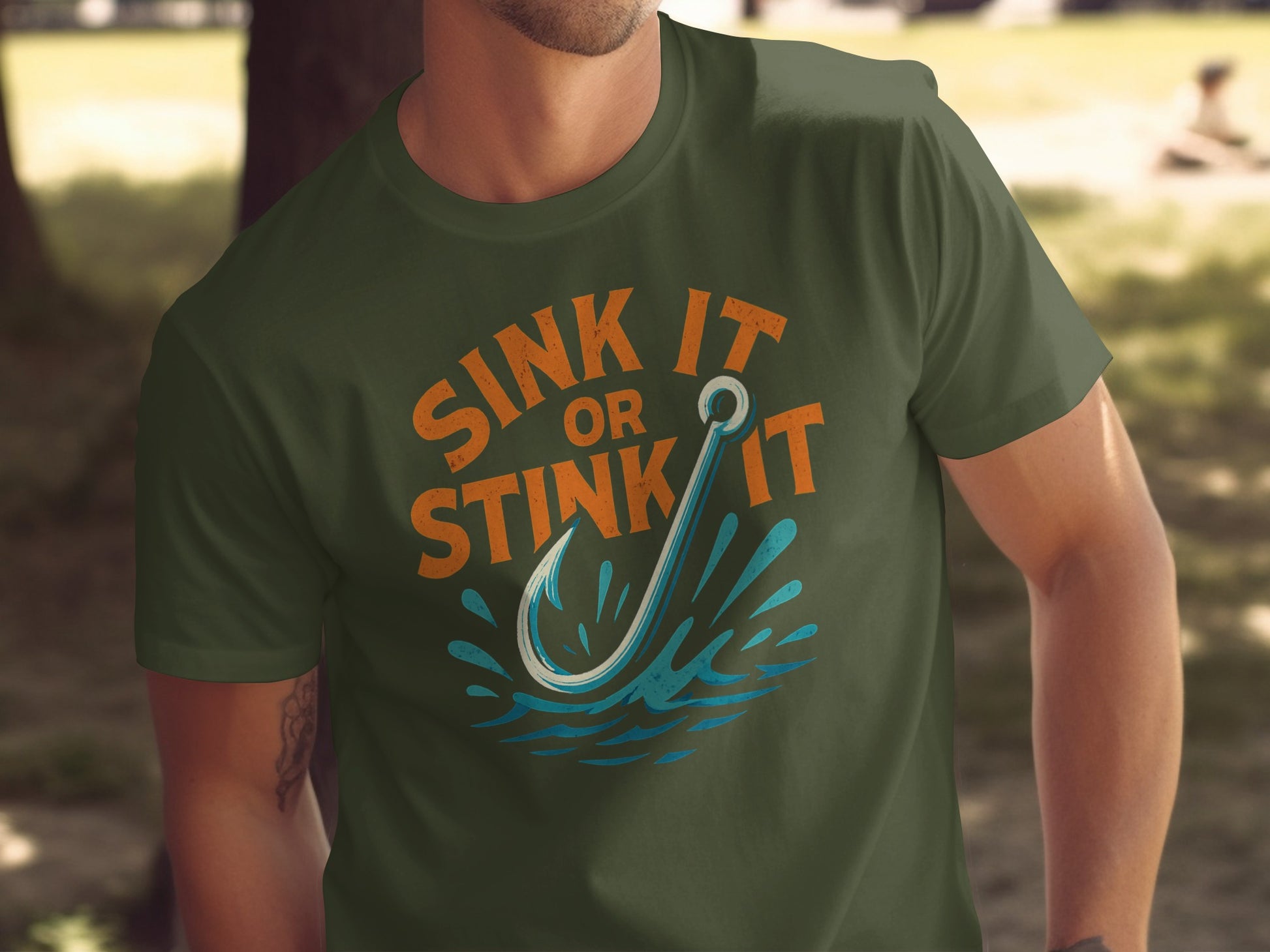 Sink It Or Stink It Fishing T-Shirt product type