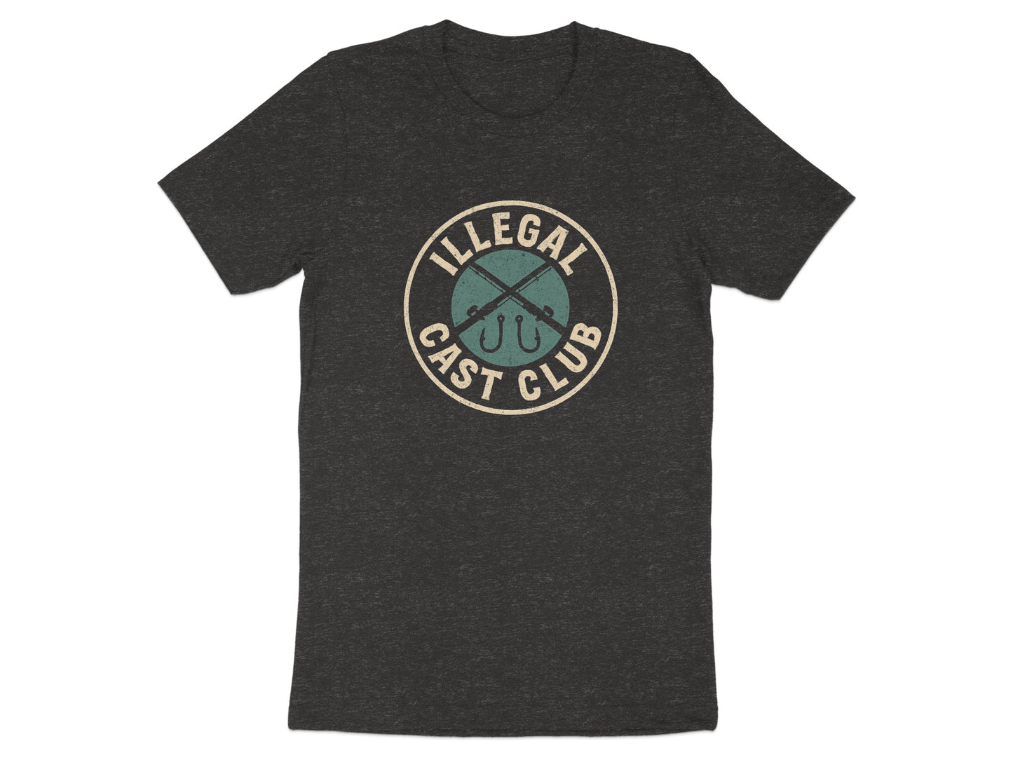 Illegal Cast Club Fishing Inspired T-Shirt product type