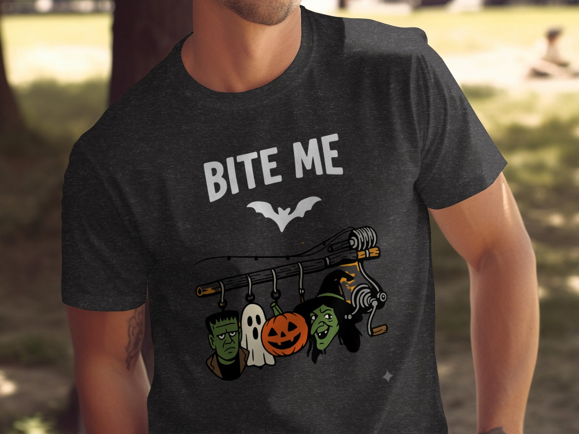 Bite Me Halloween Themed Graphic Tee product