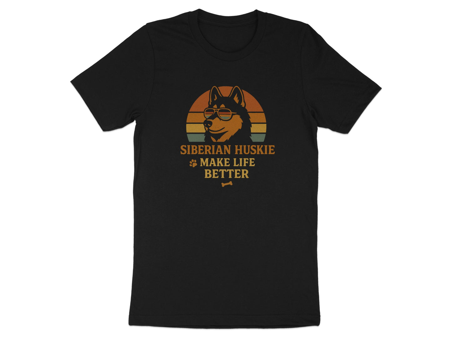 Siberian Huskie Make Life Better T-Shirt Product