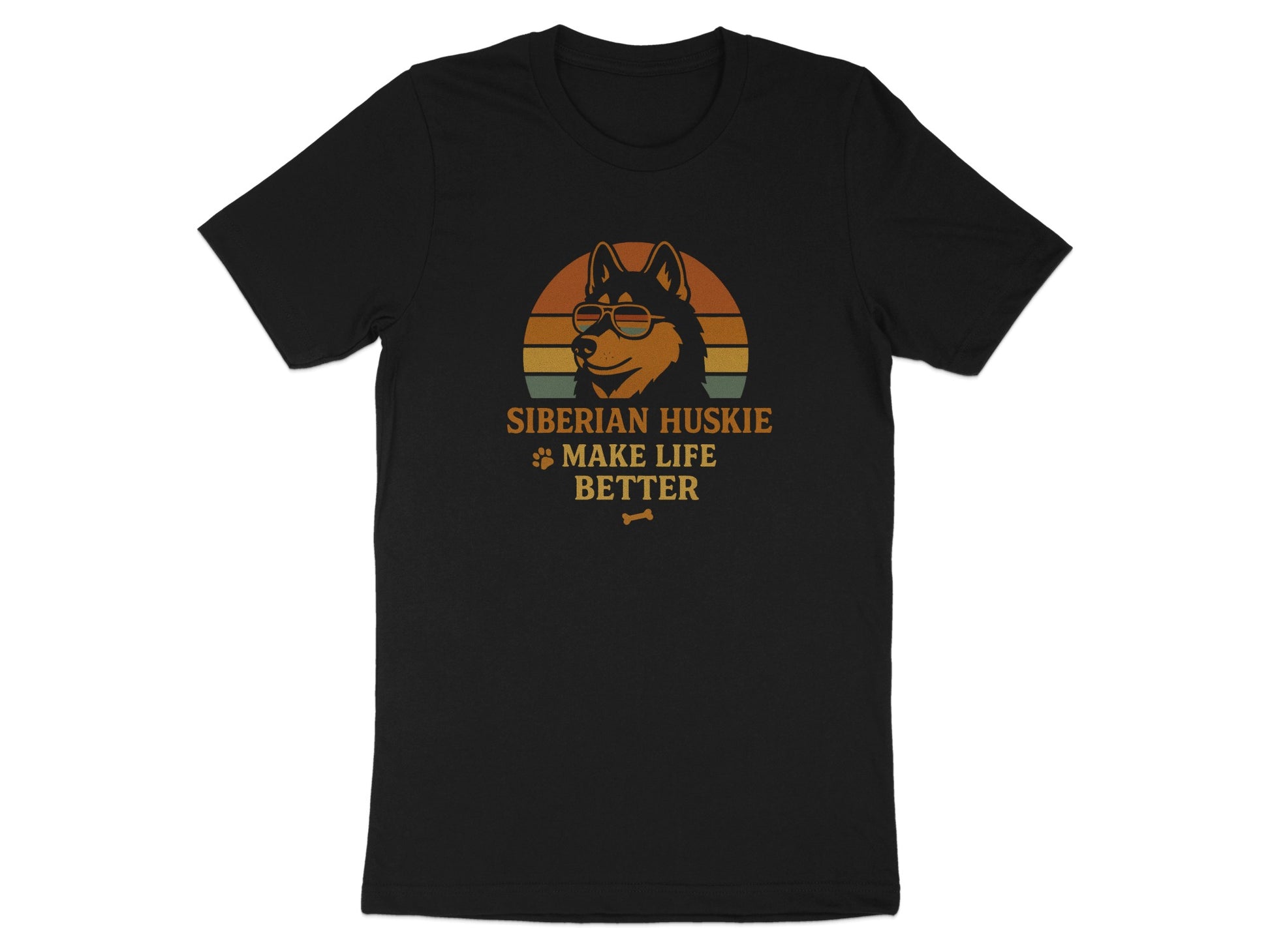 Siberian Huskie Make Life Better T-Shirt Product