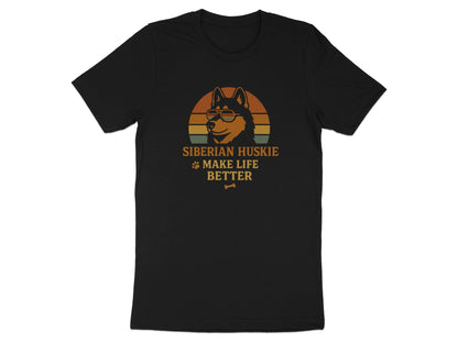 Siberian Huskie Make Life Better T-Shirt Product