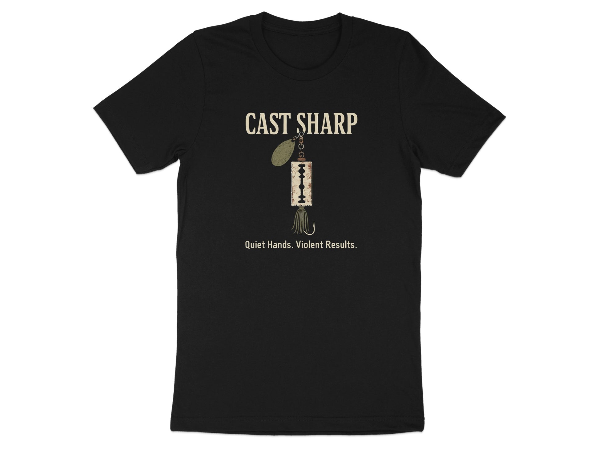 Cast Sharp Quiet Hands Violent Results T-Shirt product