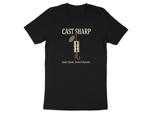 Cast Sharp Quiet Hands Violent Results T-Shirt product