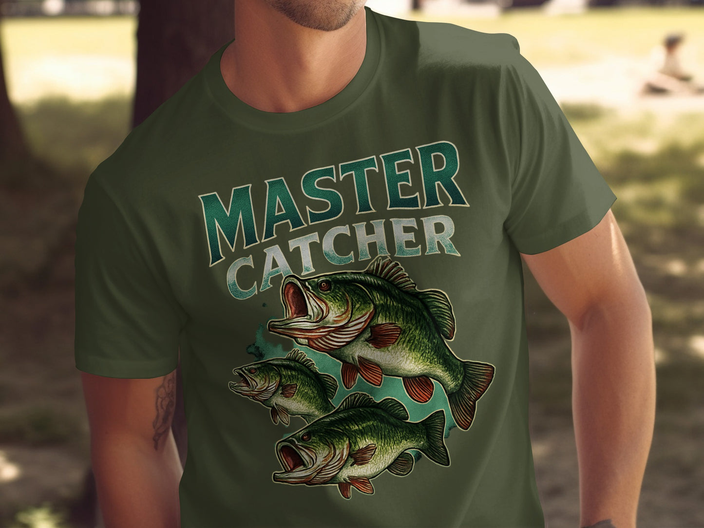 Master Catcher Graphic Fishing T-shirt for Fishing Product