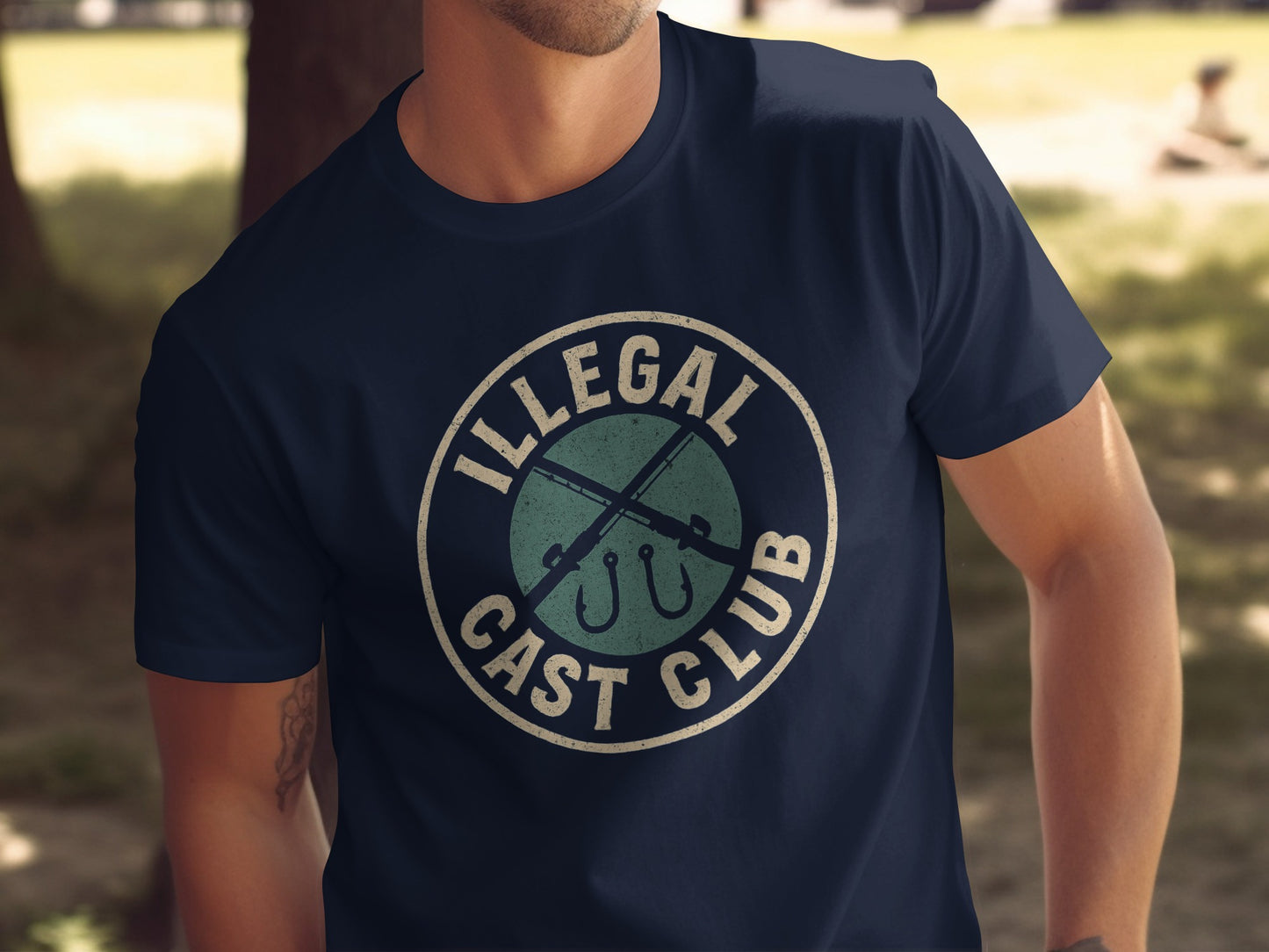 Illegal Cast Club Graphic Design T-shirt product