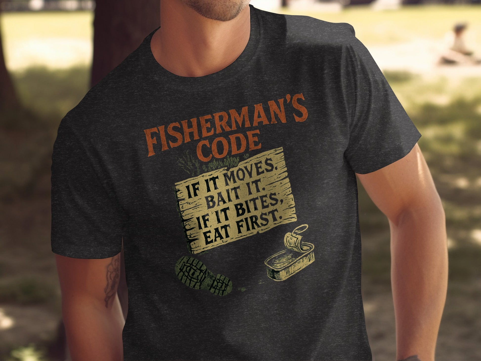 Fisherman's Code Funny Graphic Tee Shirt product