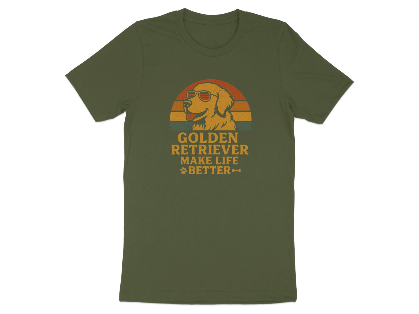 Golden Retriever Make Life Better T-Shirt