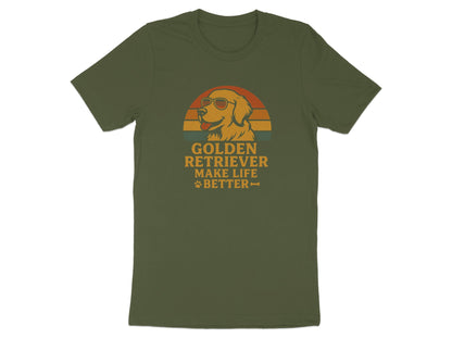 Golden Retriever Make Life Better T-Shirt