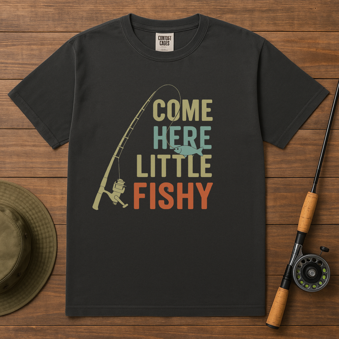 Come Here Little Fishy Fishing T-shirt product