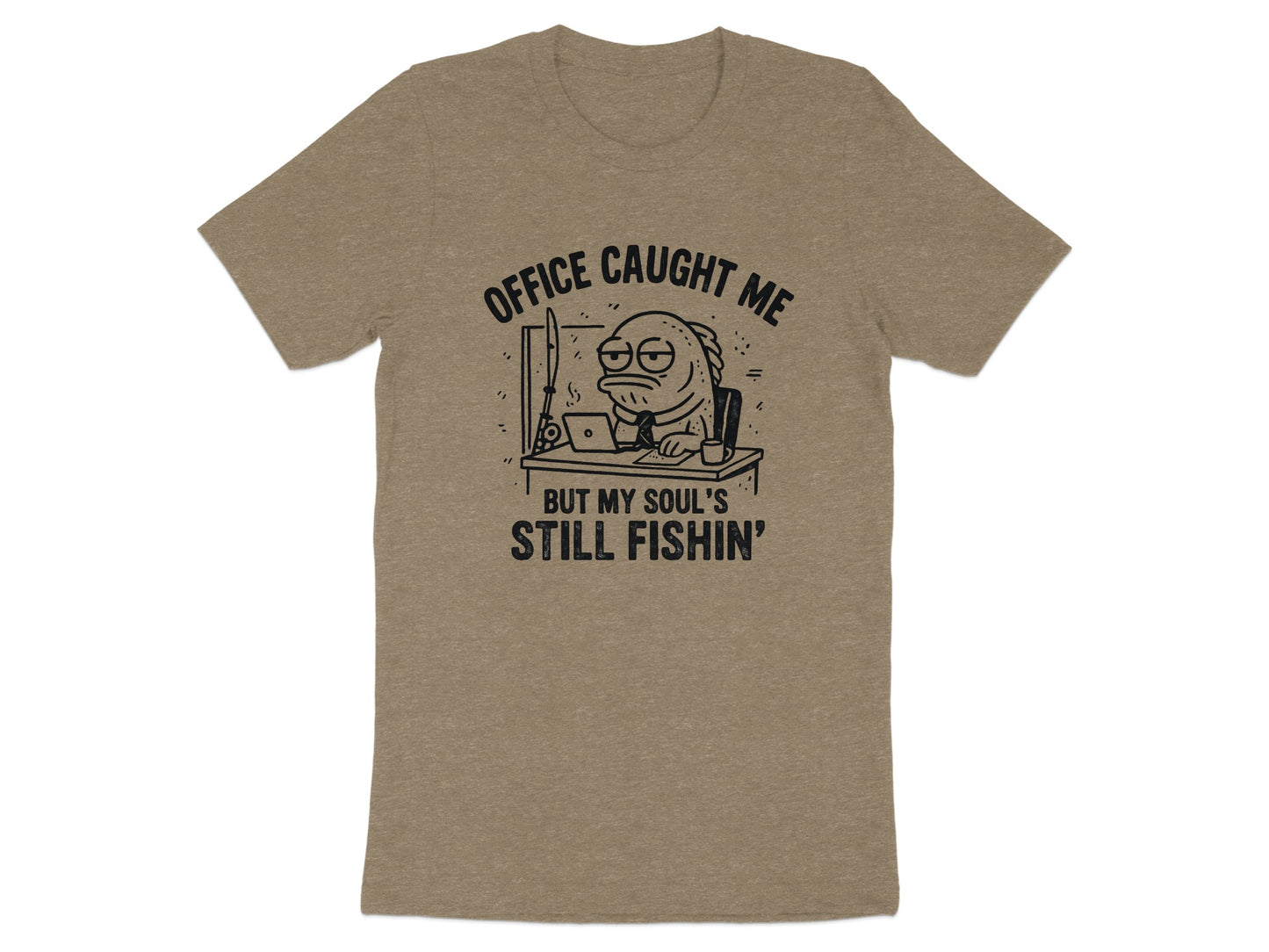Office Caught Me But My Soul's Still Fishin' product