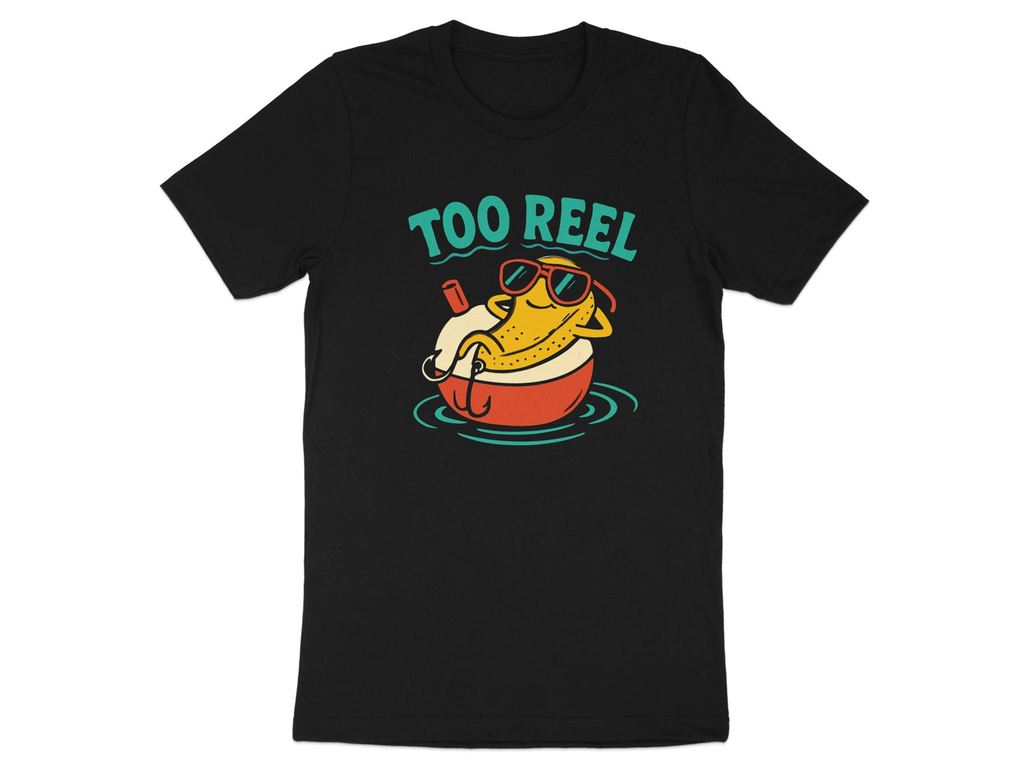 Too Reel Funny Graphic T-Shirt product type