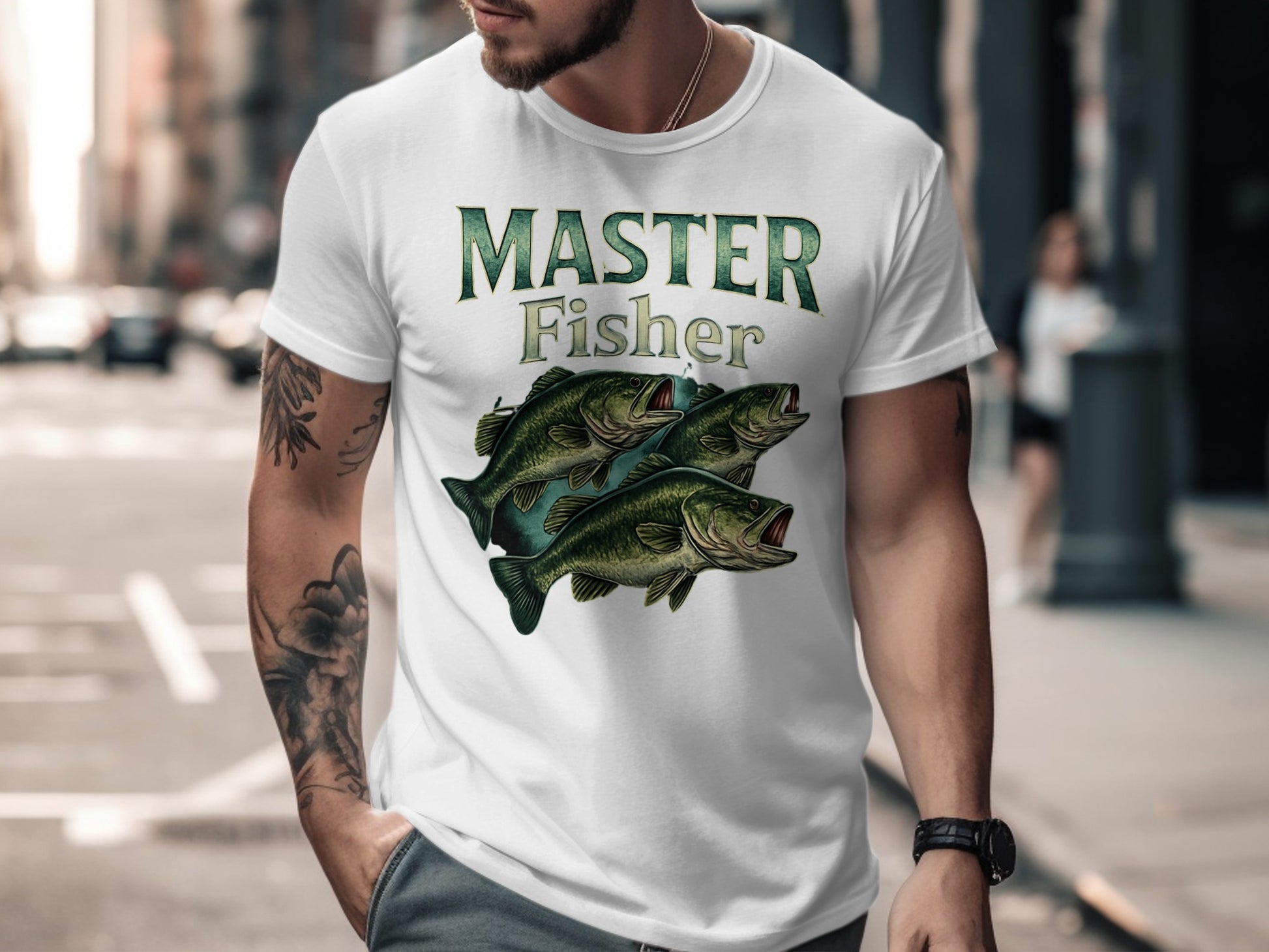 Master Fisher Graphic Tee Fishing Themed Shirt product