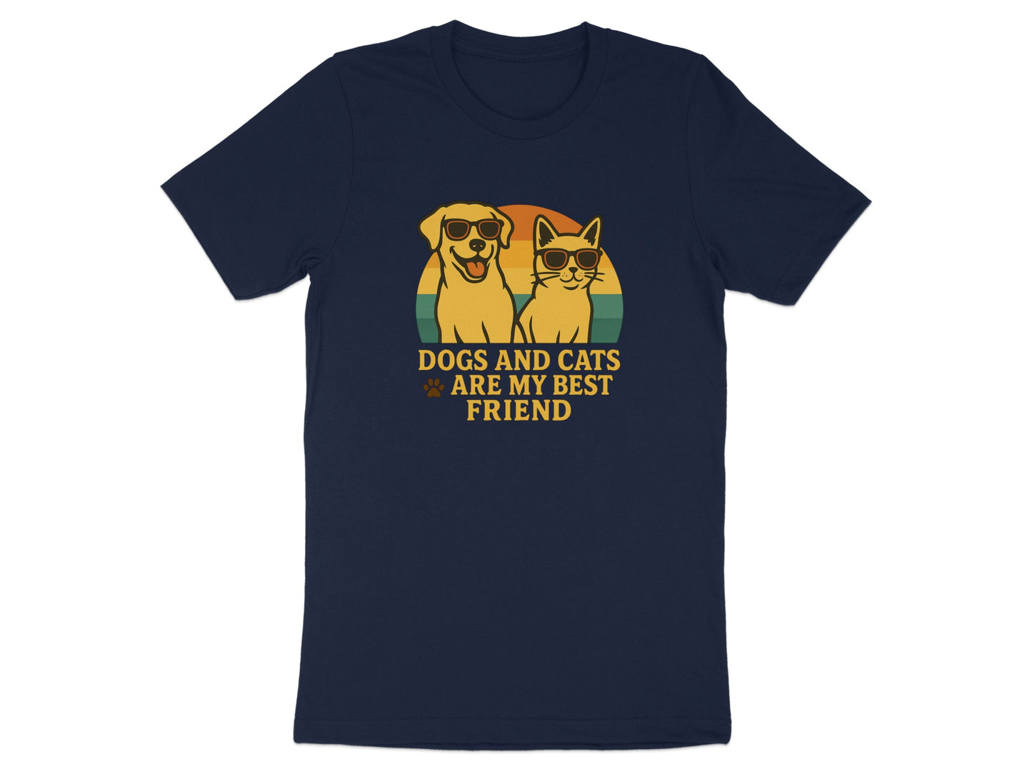 Dogs And Cats Are My Best Friend T-shirt