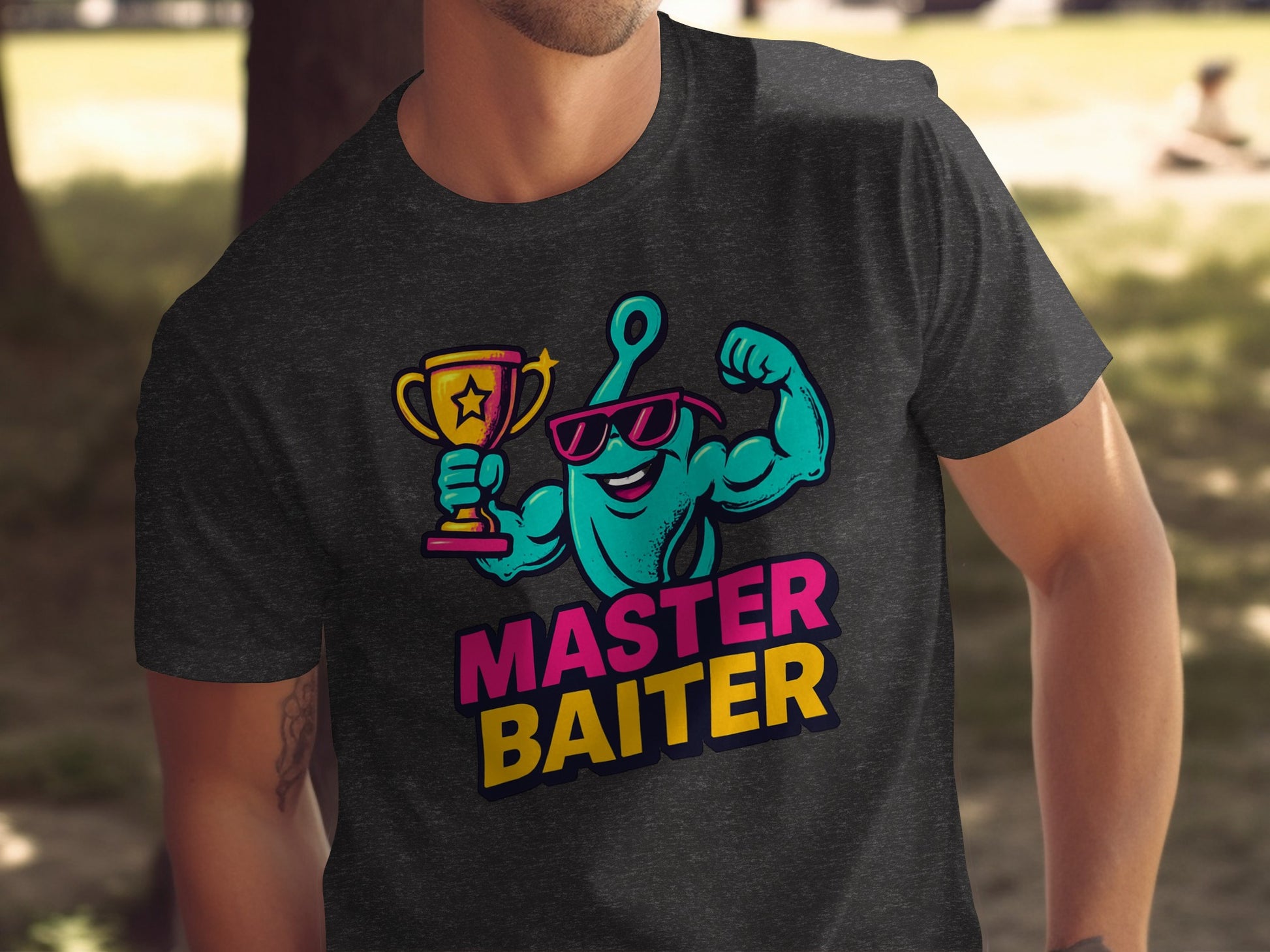 Master Baiter Fun Graphic Tee Shirt Product Type
