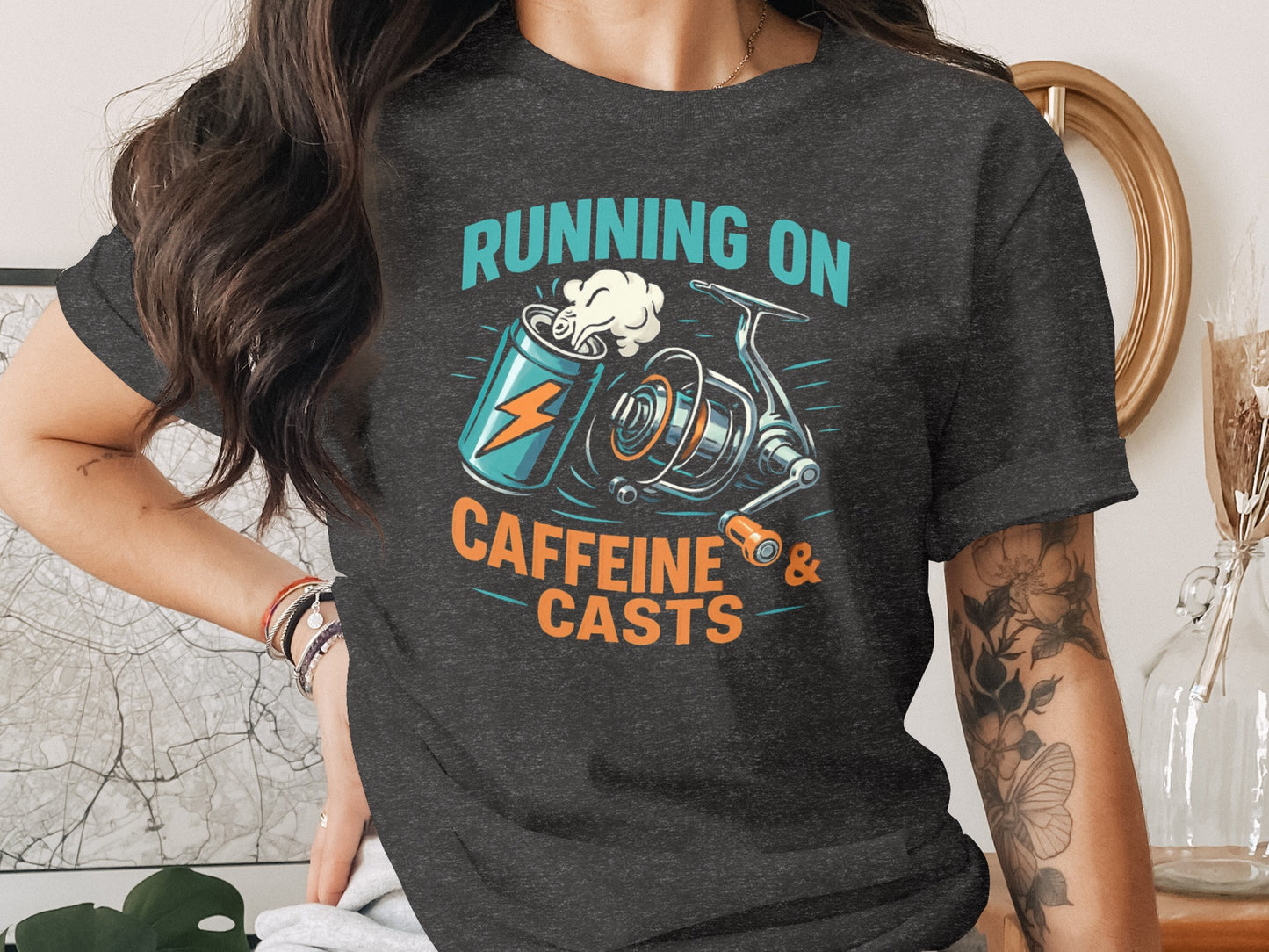 Running On Caffeine And Casts T-shirt product