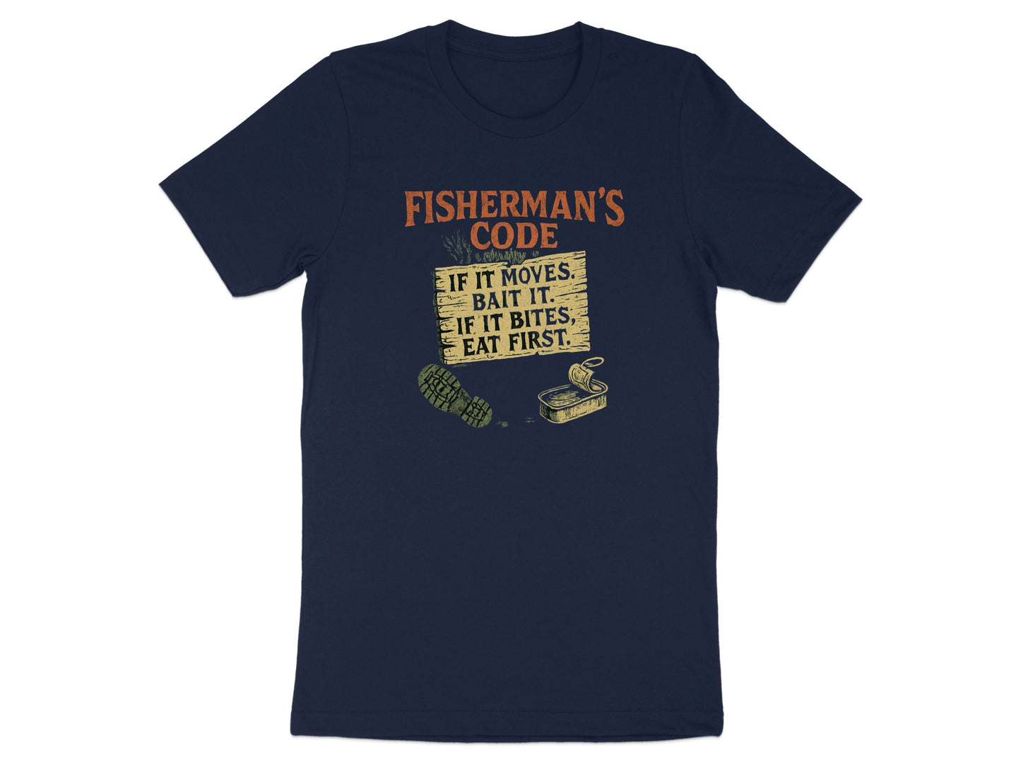 Fisherman's Code Funny Design Fishing T-shirt product