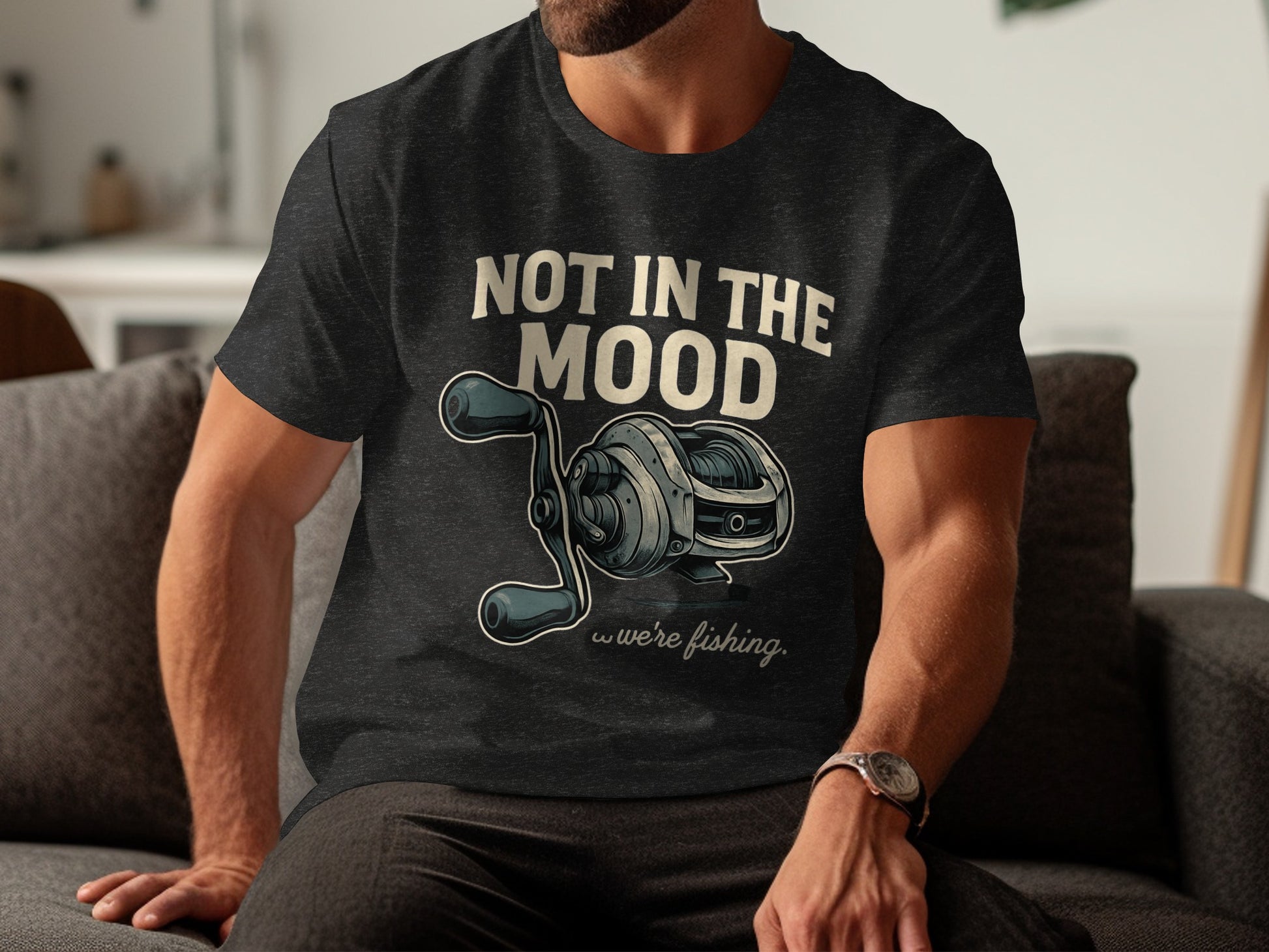 Not In The Mood We're Fishing Graphic Tee product type