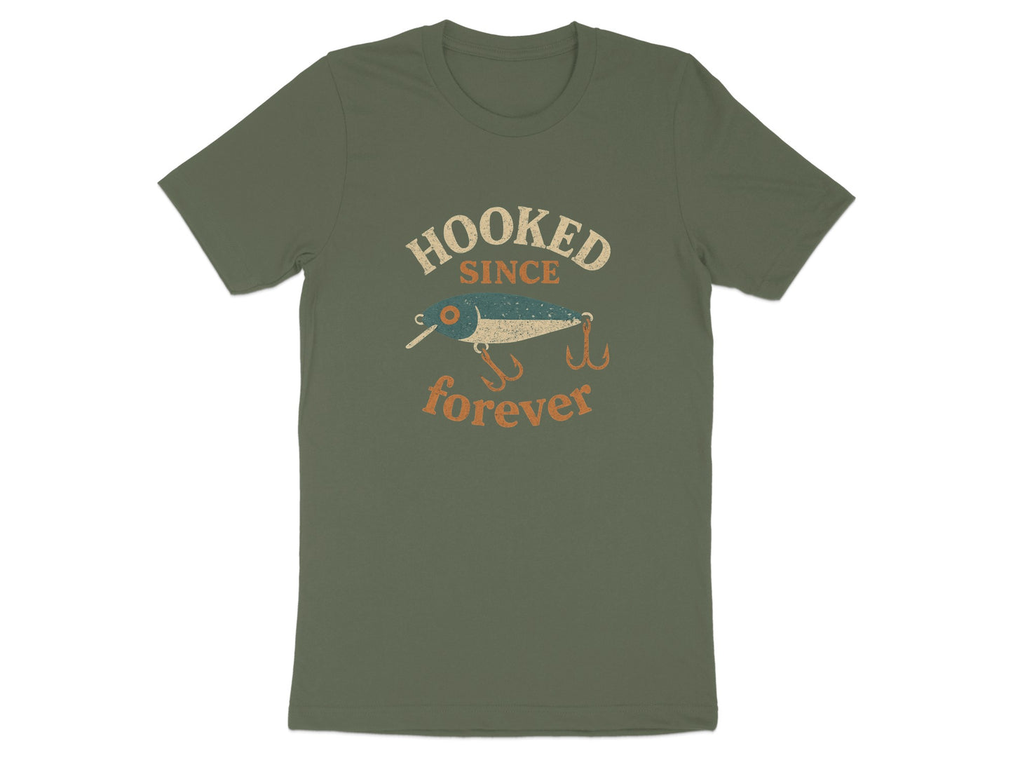 Hooked Since Forever Print Casual Graphic T-Shirt product type