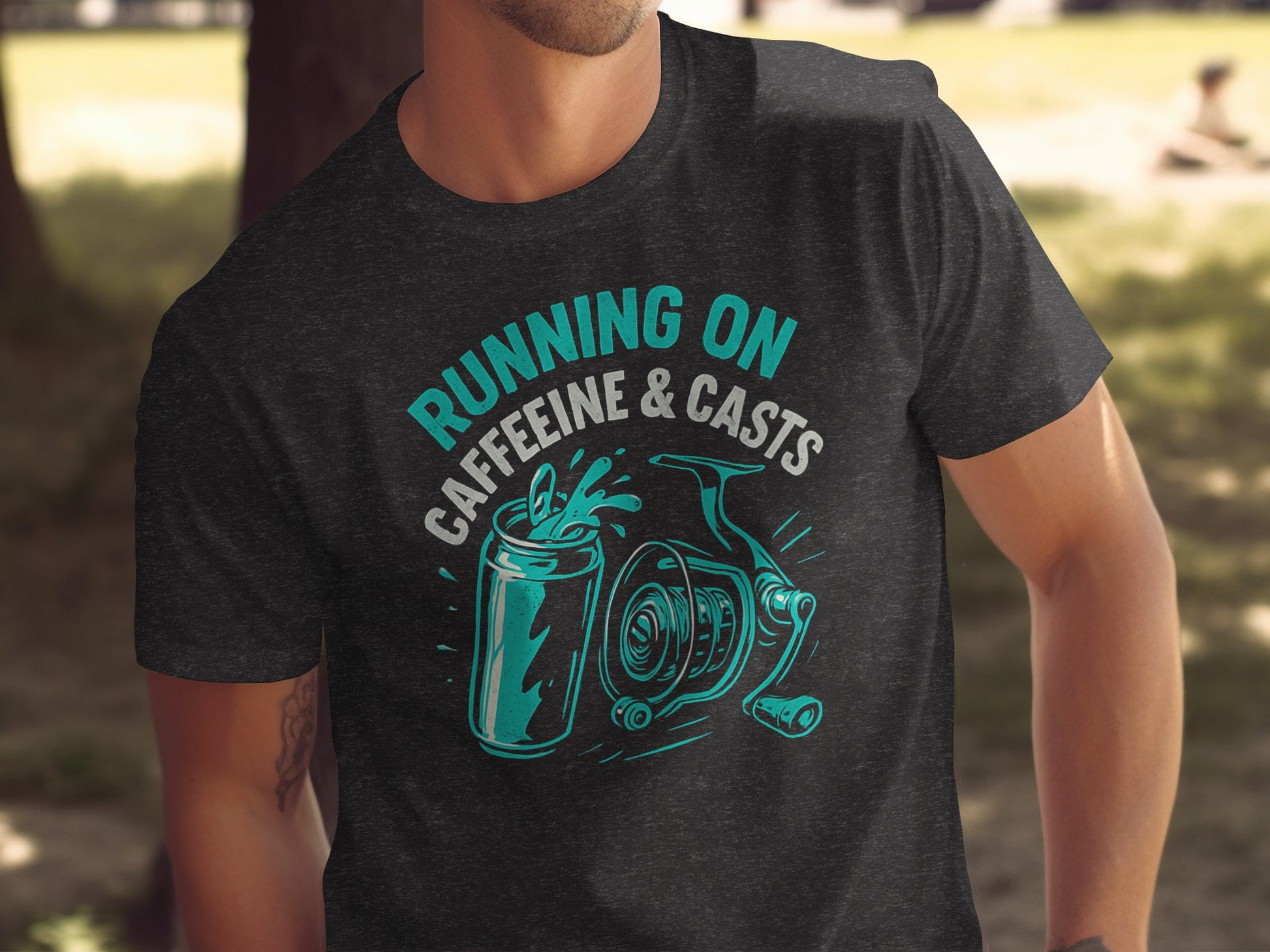 Running on Caffeine and Casts T-shirt product