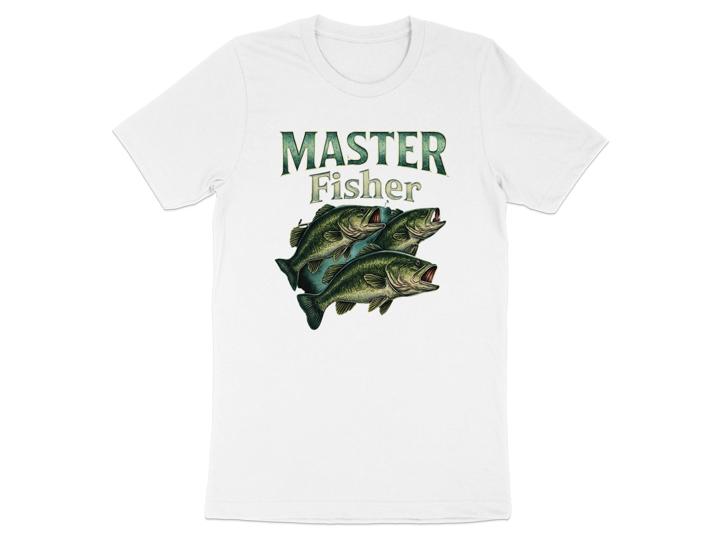 Master Fisher Graphic Unisex White Tee Shirt product
