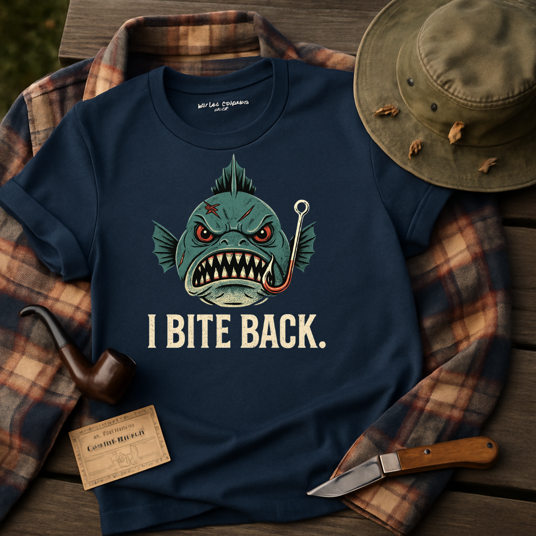 I Bite Back Printed Graphic Tee Shirt product