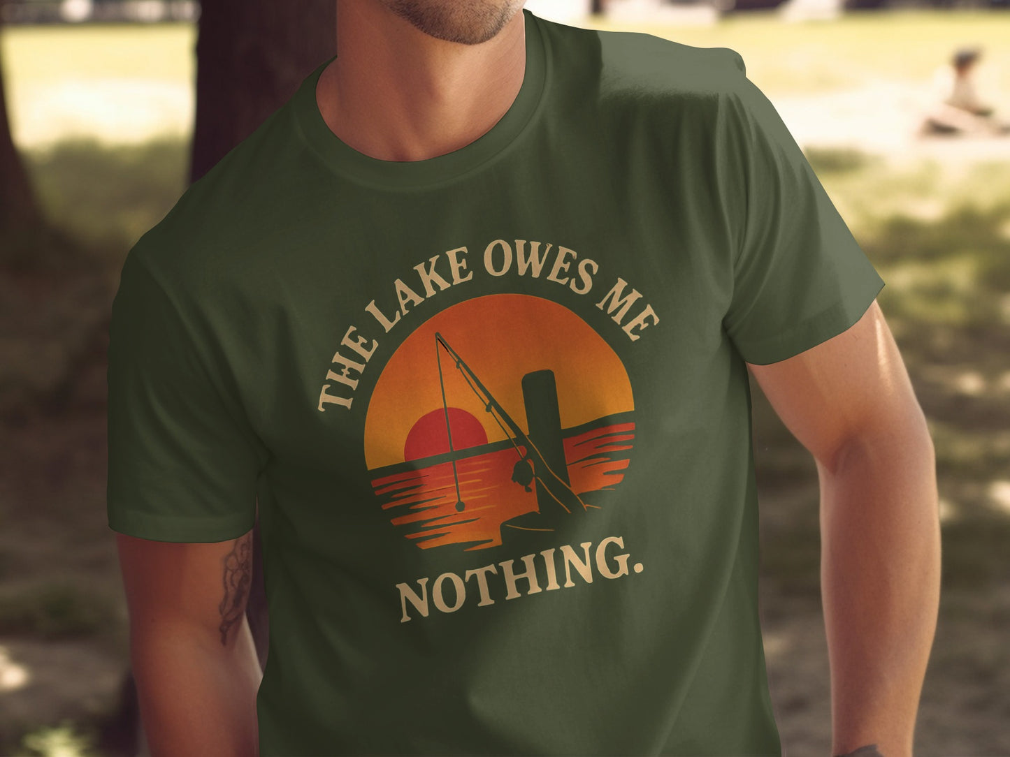 The Lake Owes Me Nothing Printed T-shirt product