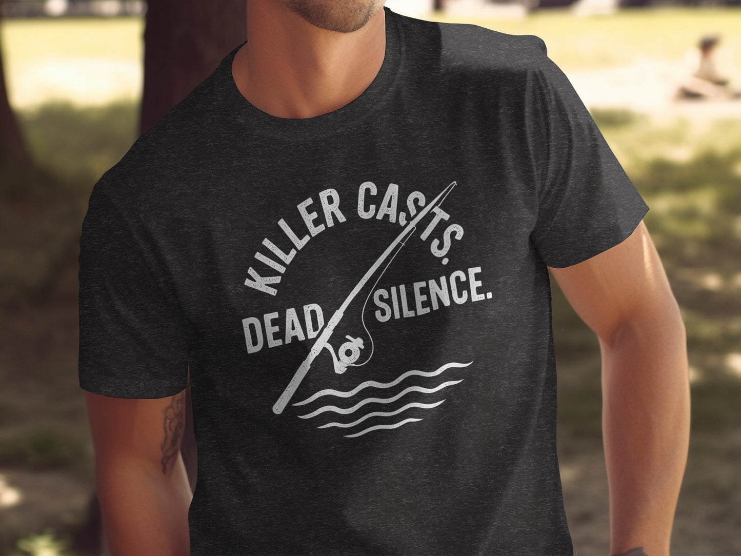 Killer Casts Dead Silence Graphic T-shirt product