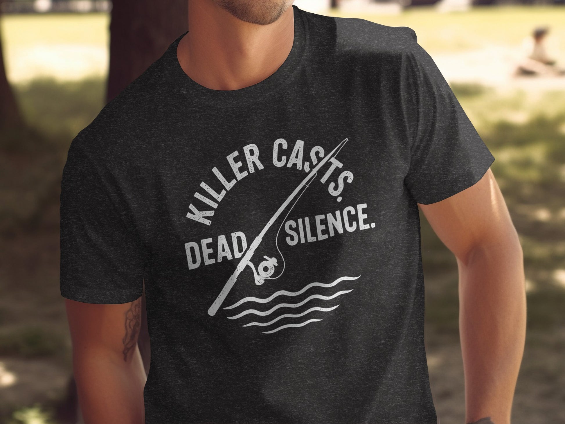 Killer Casts Dead Silence Graphic T-shirt product