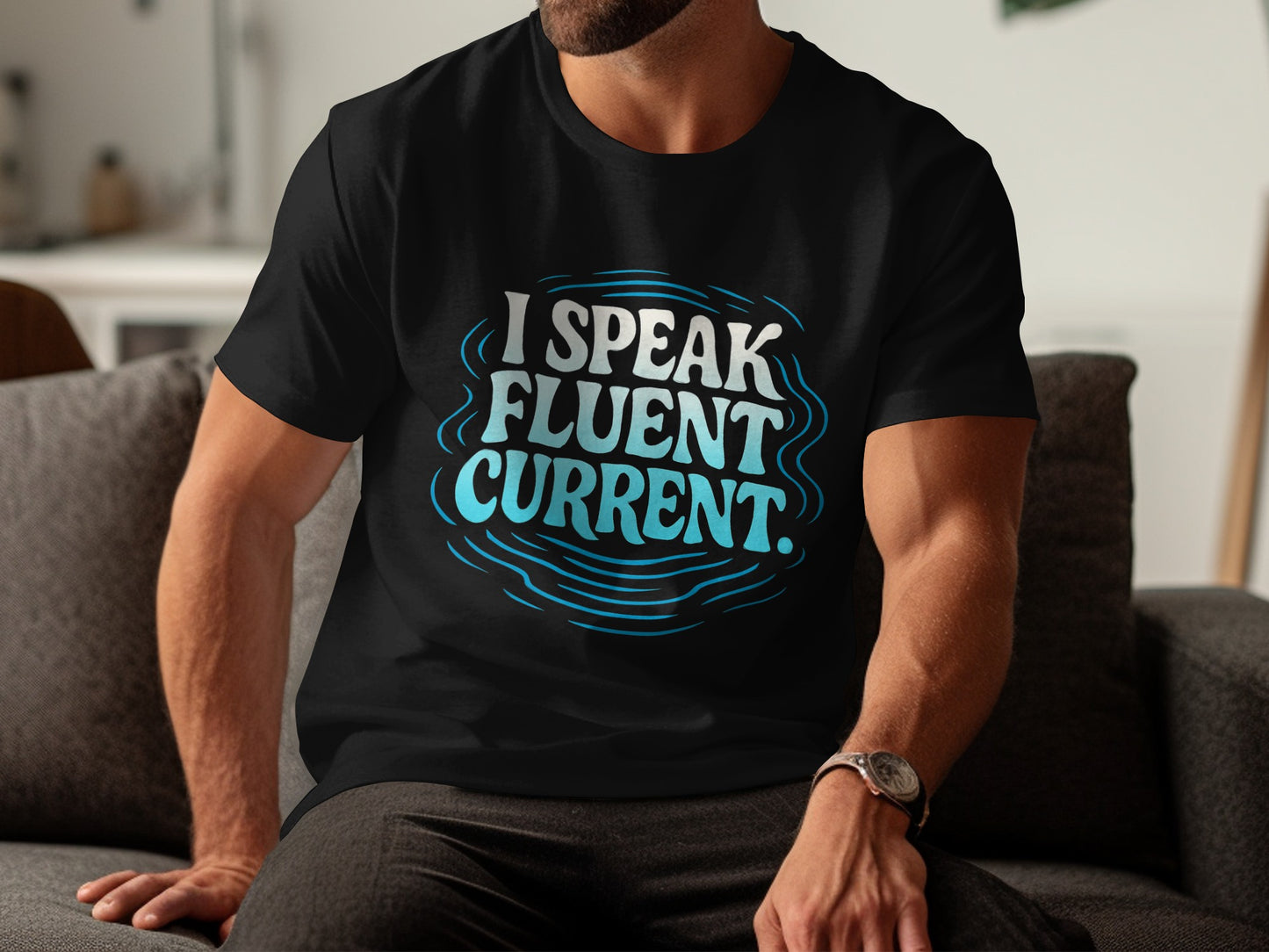 I Speak Fluent Current Graphic Tee Shirt product type
