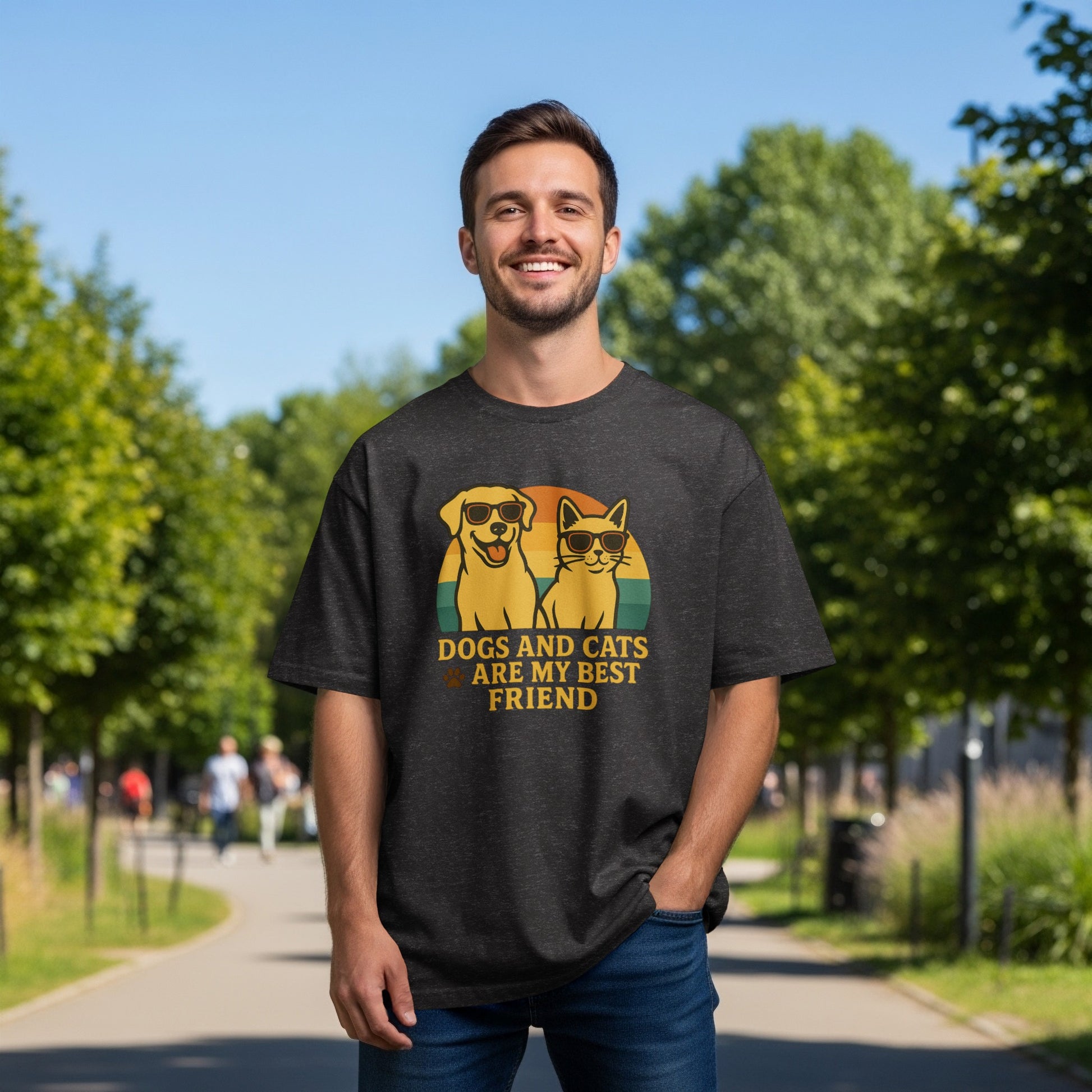 Dogs and Cats Are My Best Friend T-Shirt